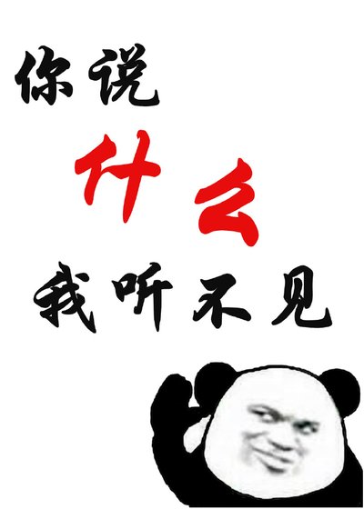 你说什么我听不见